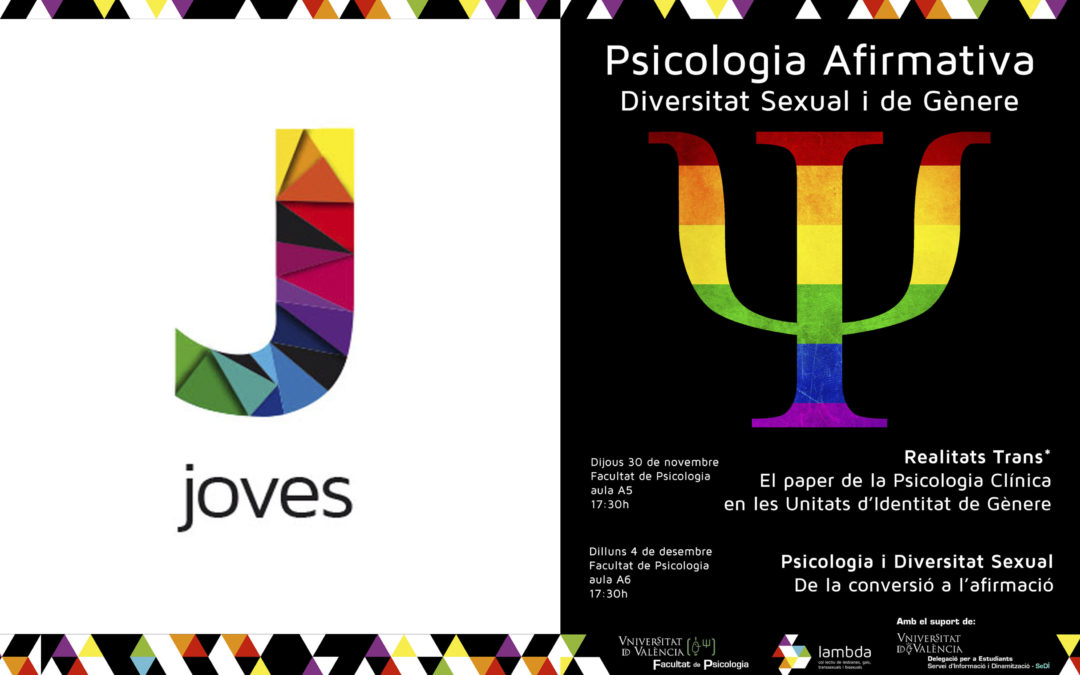 Lambda organitza dos xarrades sobre l’evolució del tractament de la diversitat sexual en la psicologia i psiquiatria