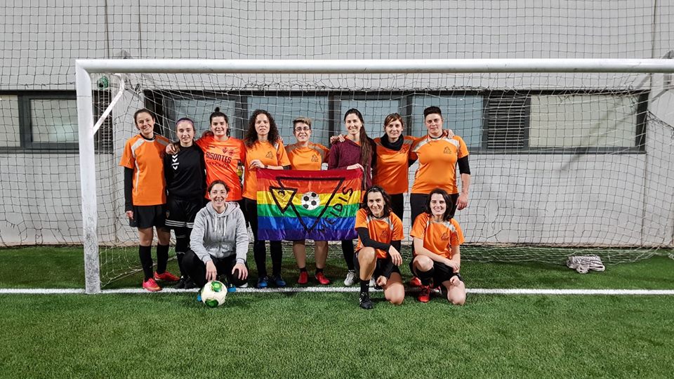 Un partido de fútbol contra la  LGTBfobia en el deporte