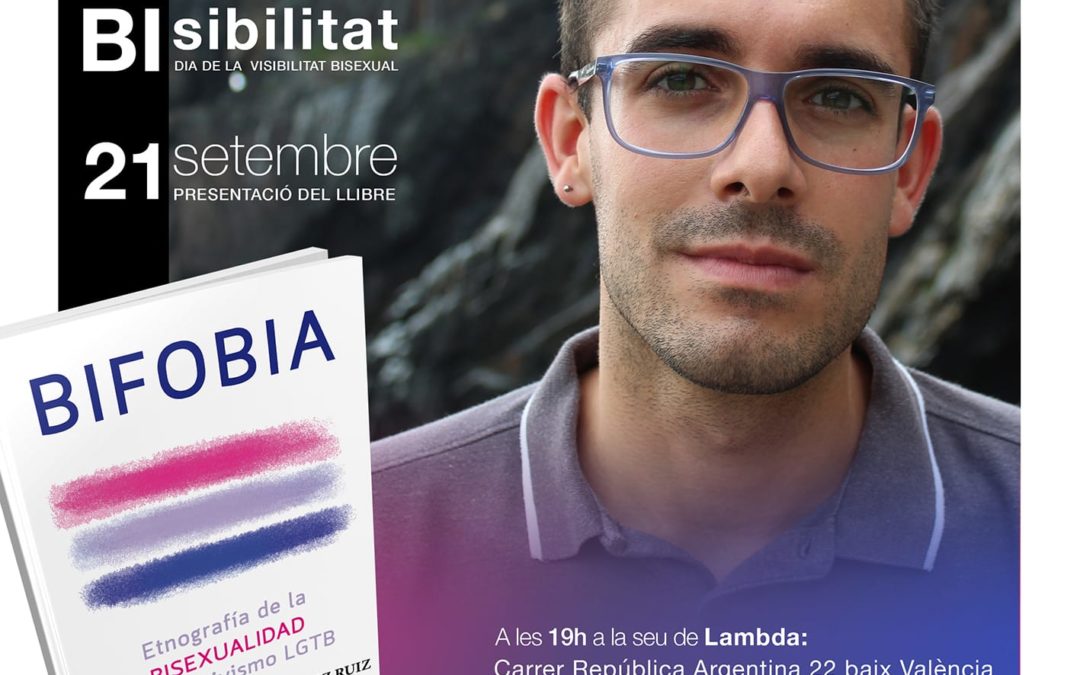 Ignacio Elpidio Domínguez Ruiz presenta su libro ‘Etnografía de la Bisexualidad en el activismo LGTB’ el 21 de septiembre