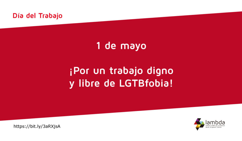 1 de mayo por un trabajo digno y libre de serofobia